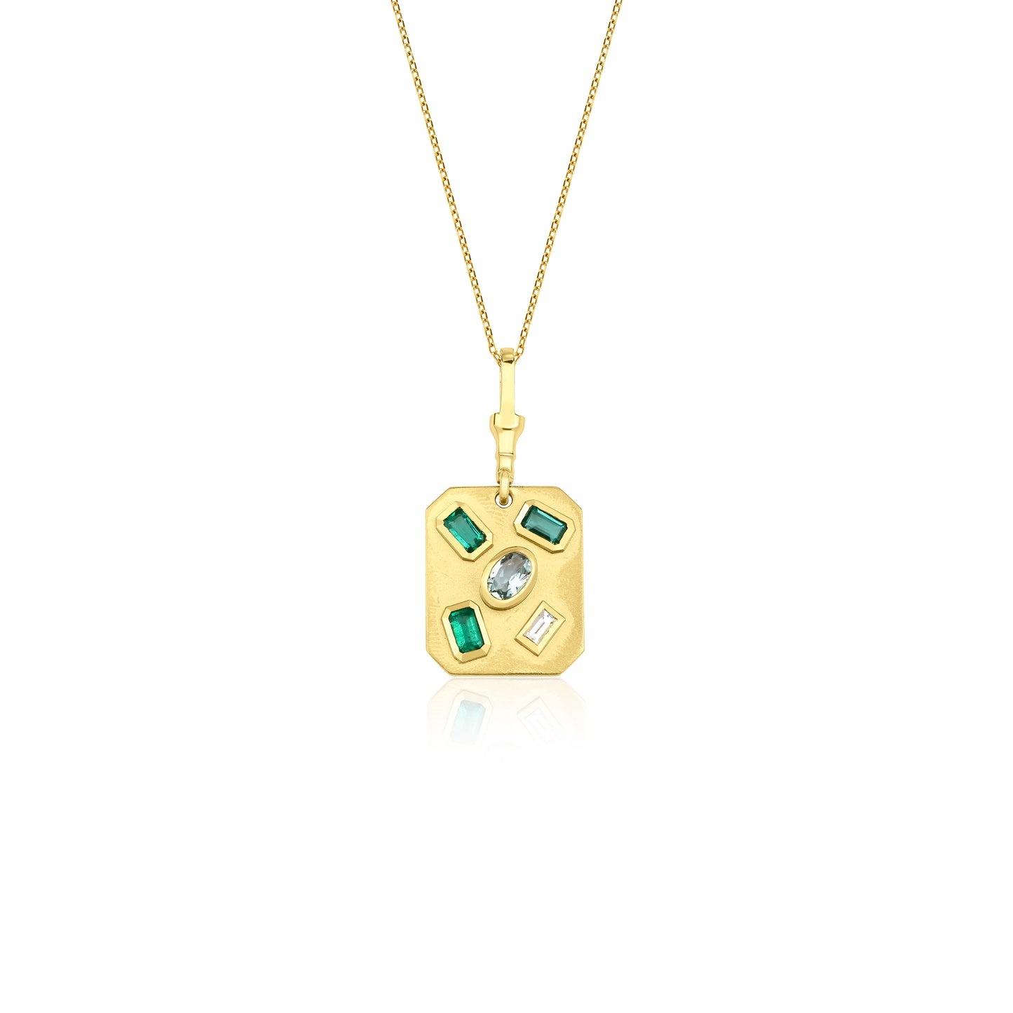 Tag Deco Rectangular Gold