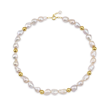 Arene II -Baroque Pearl Necklace