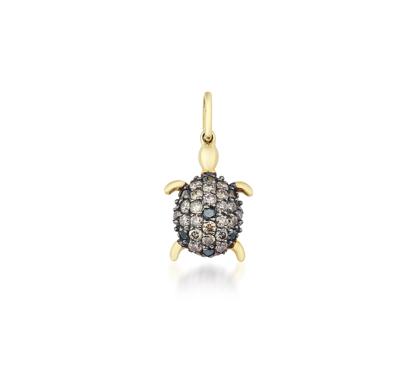 Turtle Emerald Charm