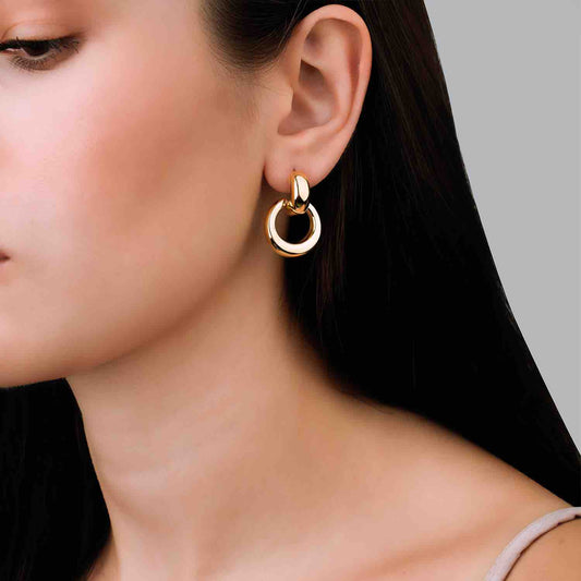 Hoops, Gold Hoop Earrings, Gold Earrings, Gold Earrings for Women, Gold Jewelry