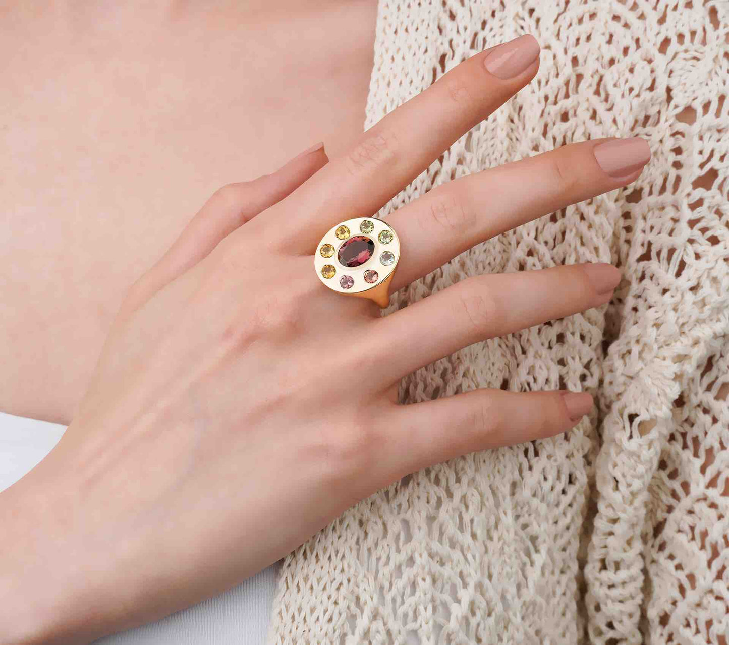 Jupiter II, Gold Ring, Gemstone Jewelry, Gold Jewelry, Gemstone Rings