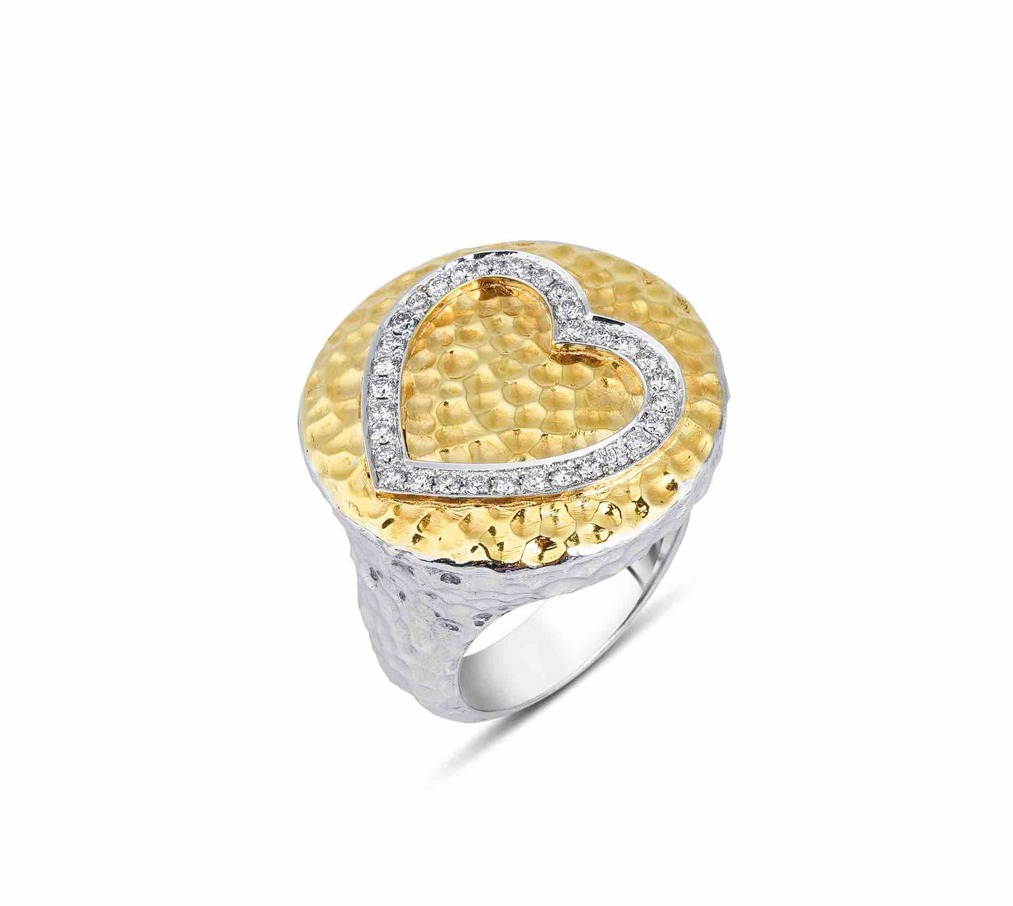 Sparkling Hearts, Gold Ring, Diamond Ring, Gold Jewelry, Diamond Jewelry