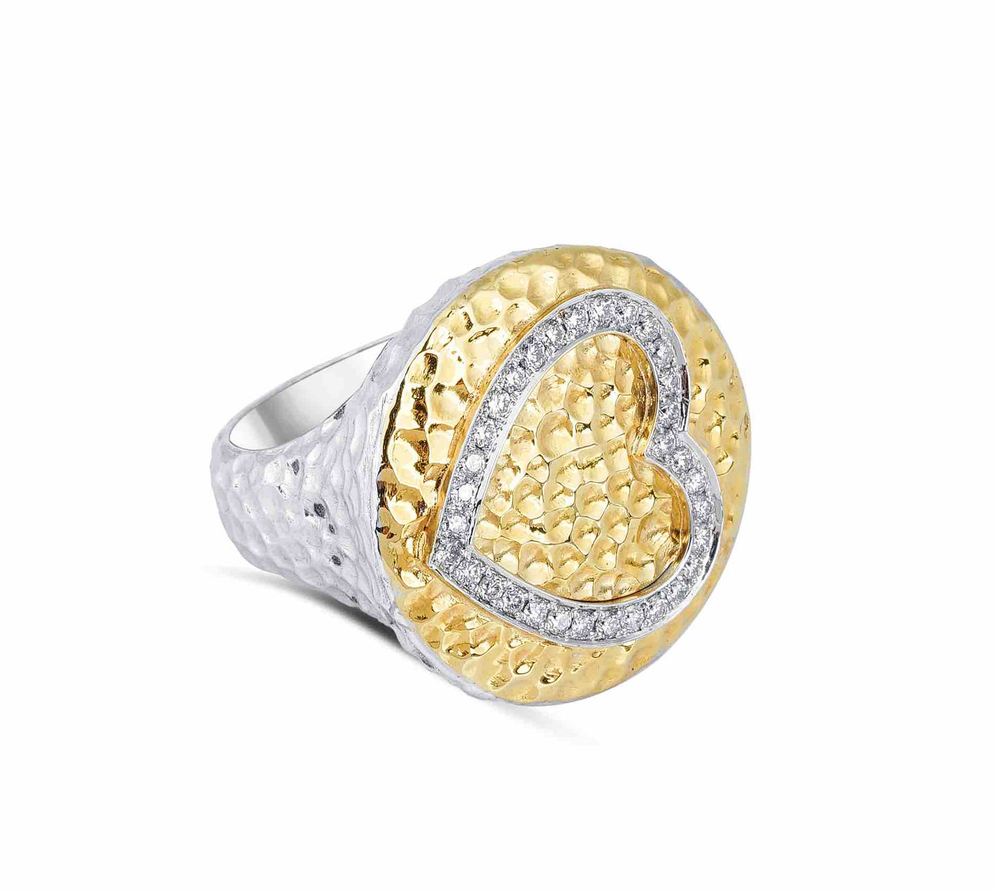 Sparkling Hearts, Gold Ring, Diamond Ring, Gold Jewelry, Diamond Jewelry