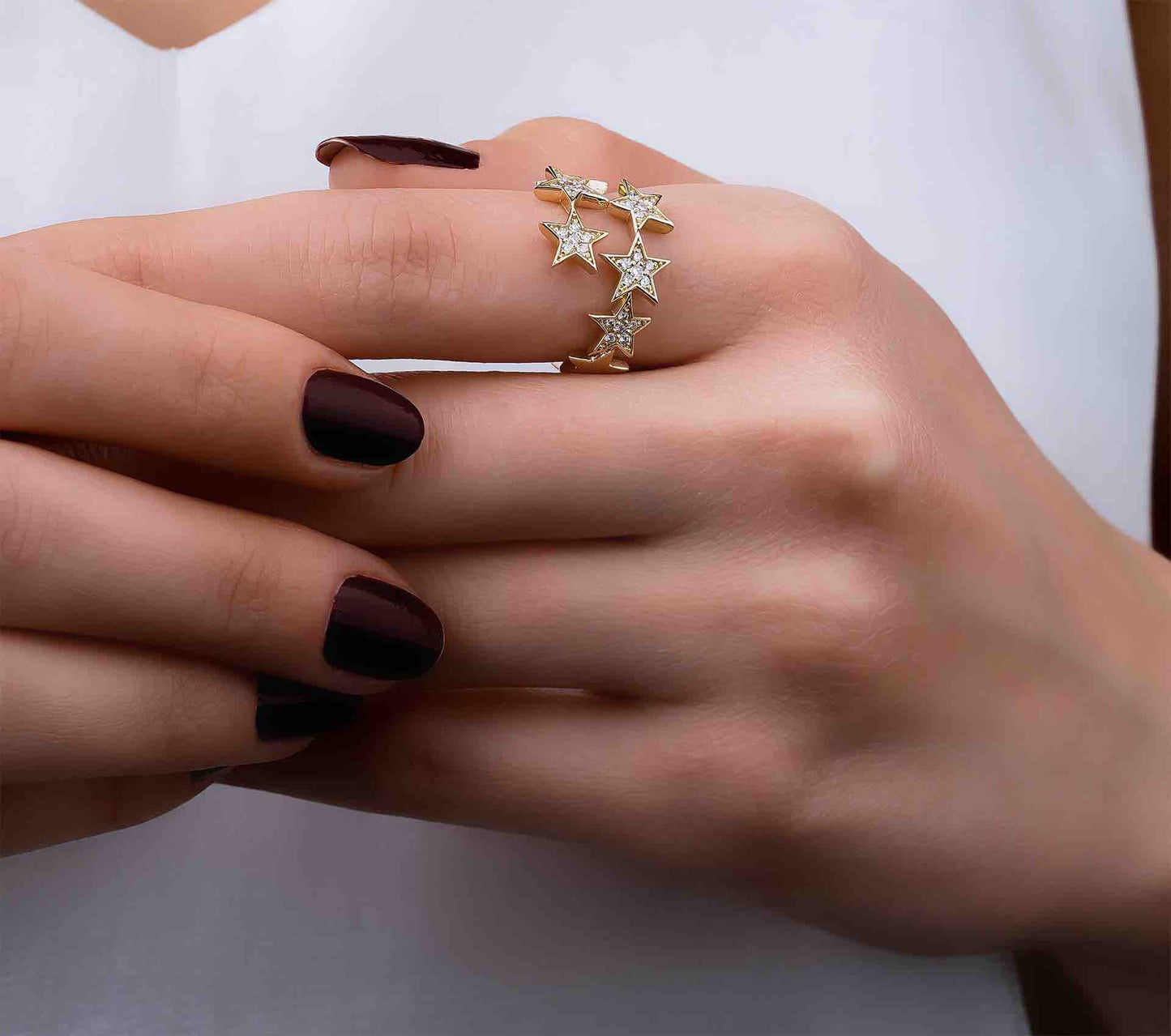 Star Bouquet, Gold Ring, Diamond Ring, Gold Jewelry, Diamond Jewelry