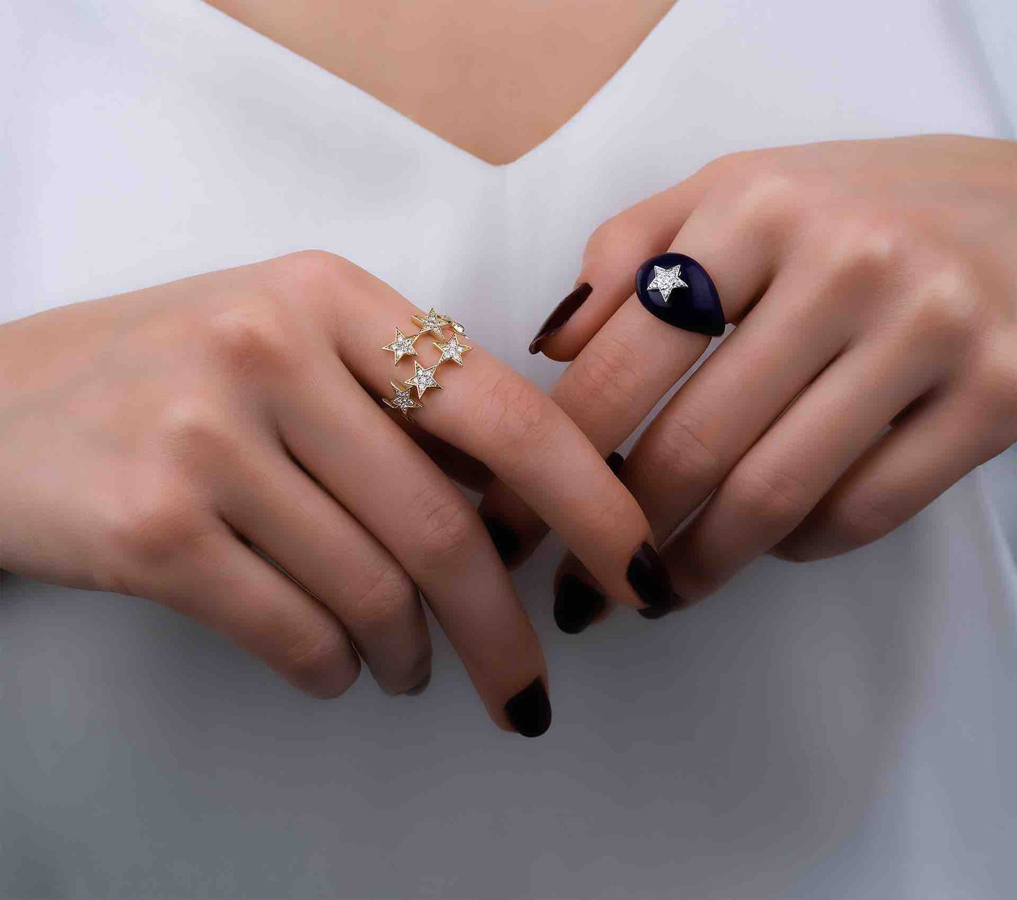 Star Bouquet, Gold Ring, Diamond Ring, Gold Jewelry, Diamond Jewelry