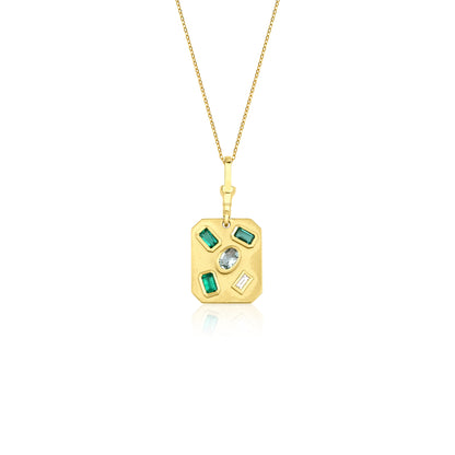 Tag Deco  Rectangular Gold