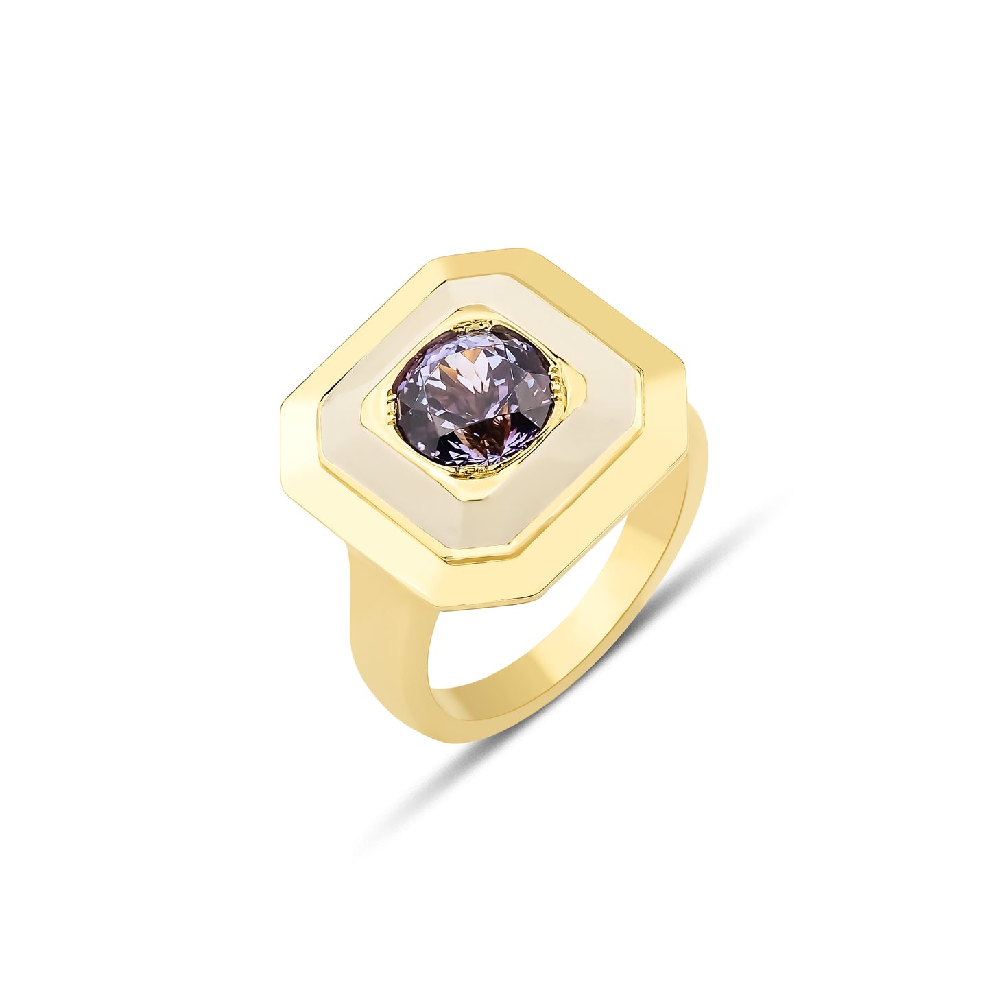 Tanzanite Art Deco Ring