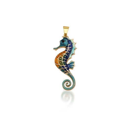 Seahorse Gold Charm Sol