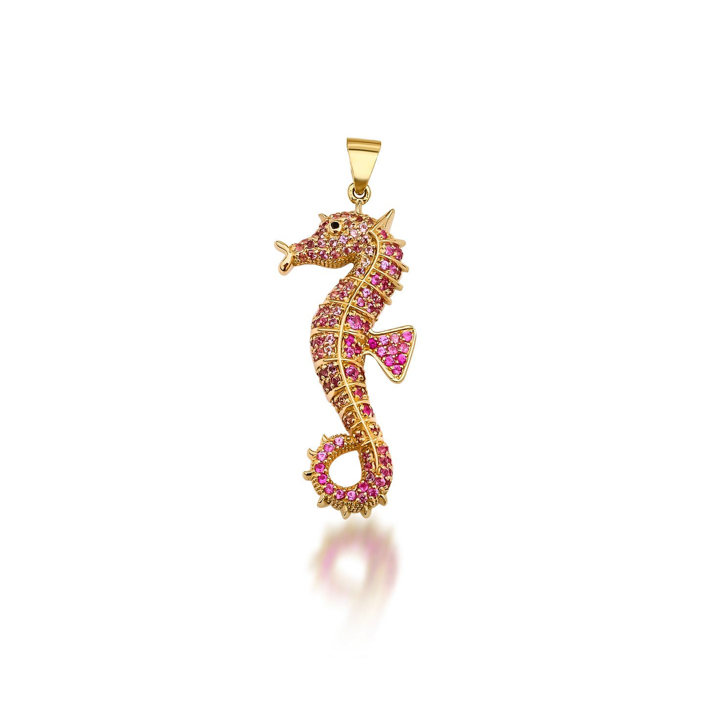 Luna seahorse charm