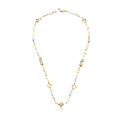 Station Pearl Necklace