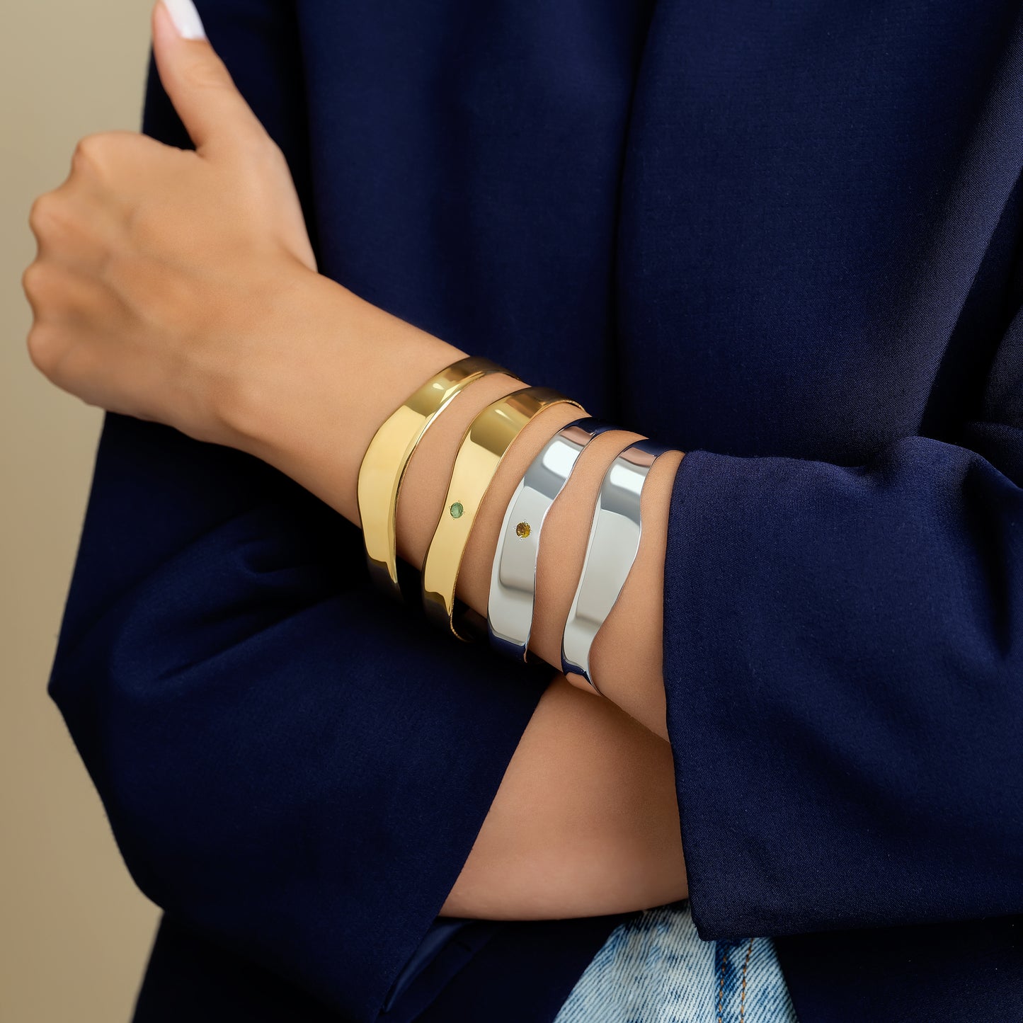 Hale II gold/silver bracelet