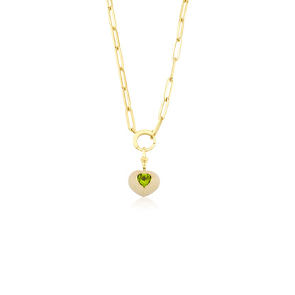 The Oceanic Heart Charm