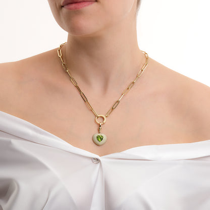 The Oceanic Heart Charm