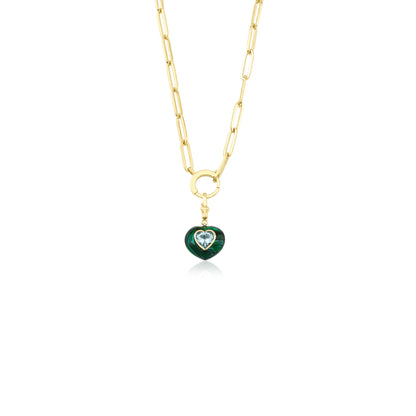 The Oceanic Heart Charm