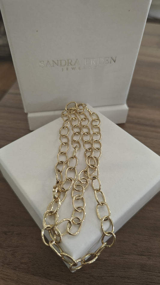 Gold handmade 20” chain