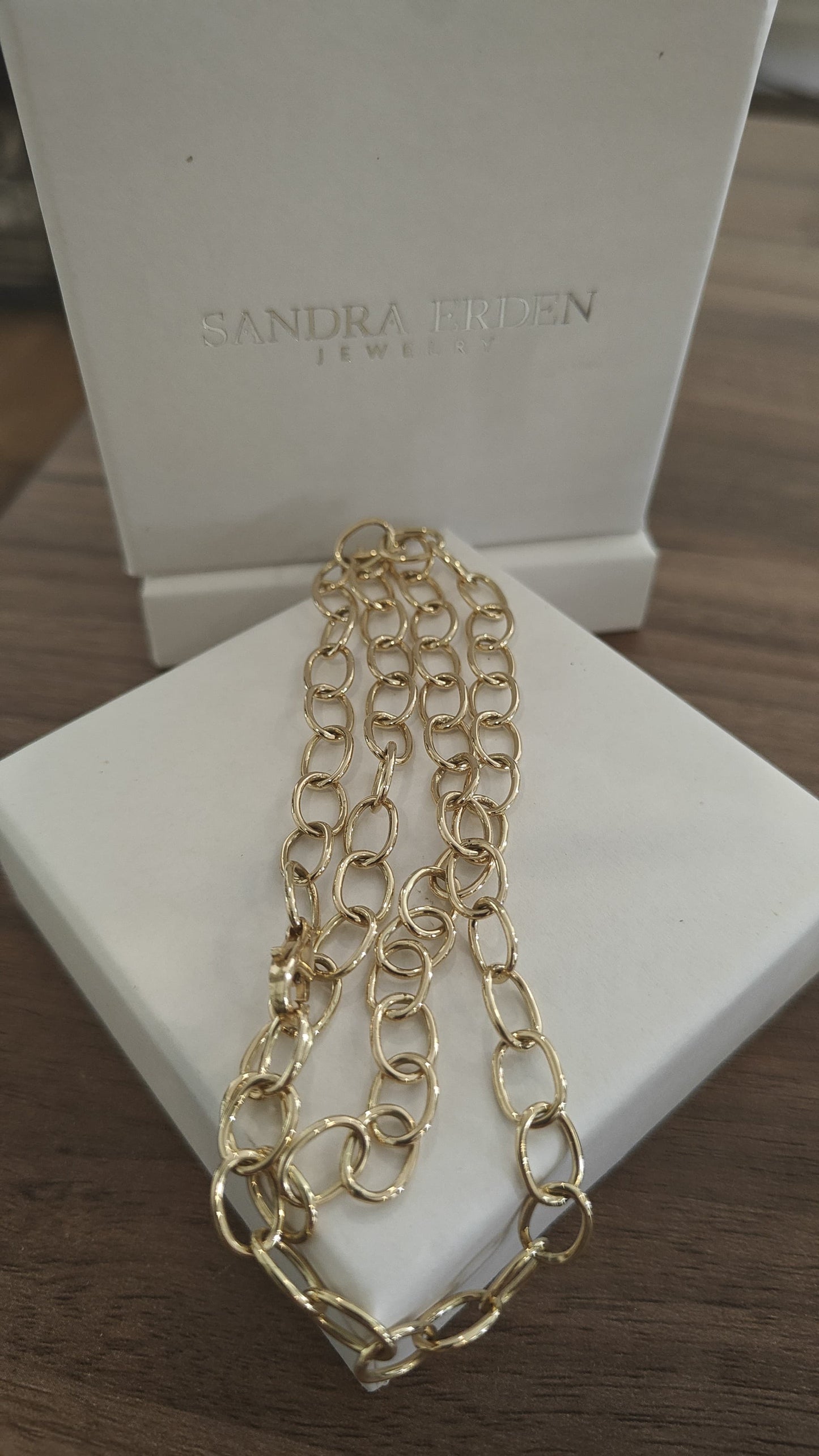 Gold handmade 20” chain