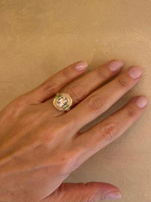 Solo Morganite ring