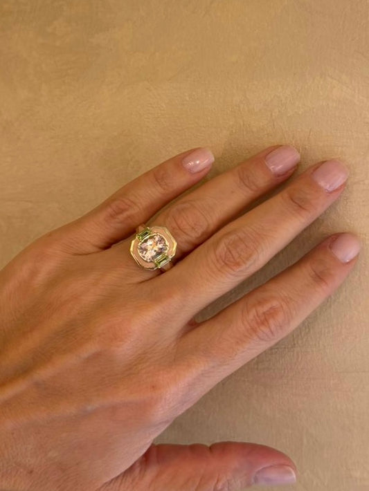 Solo Morganite ring