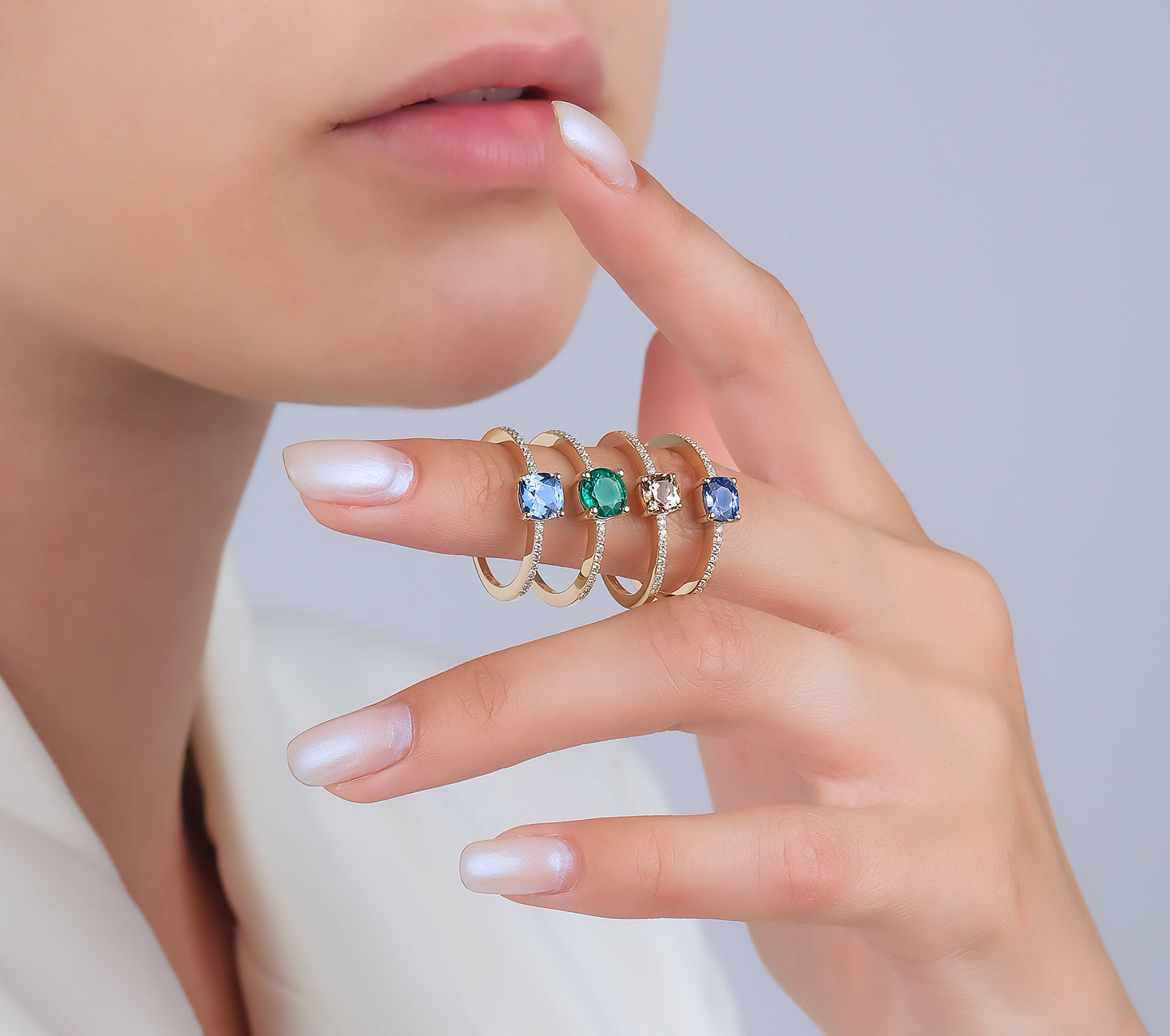 Sapphire Ring Violet