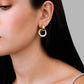 Hoops, Gold Hoop Earrings, Gold Earrings, Gold Earrings for Women, Gold Jewelry