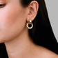 Hoops, Gold Hoop Earrings, Gold Earrings, Gold Earrings for Women, Gold Jewelry