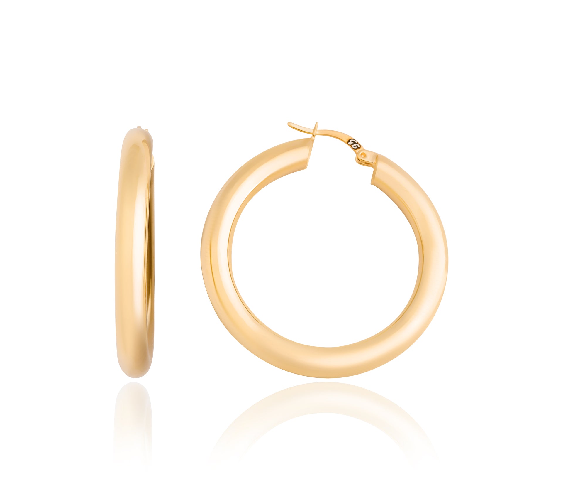 Hoops, Gold Hoop Earrings, Gold Earrings, Gold Earrings for Women, Gold Jewelry