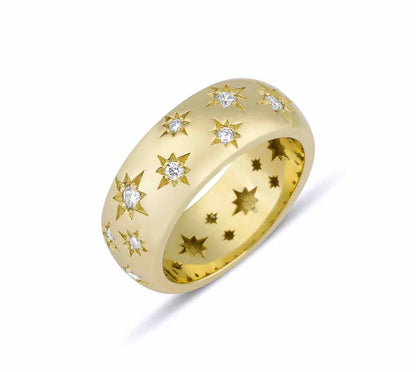 Constellation Ring, Diamond Ring, Gold Jewelry, Diamond Jewelry, Star Jewelry, Star Rings