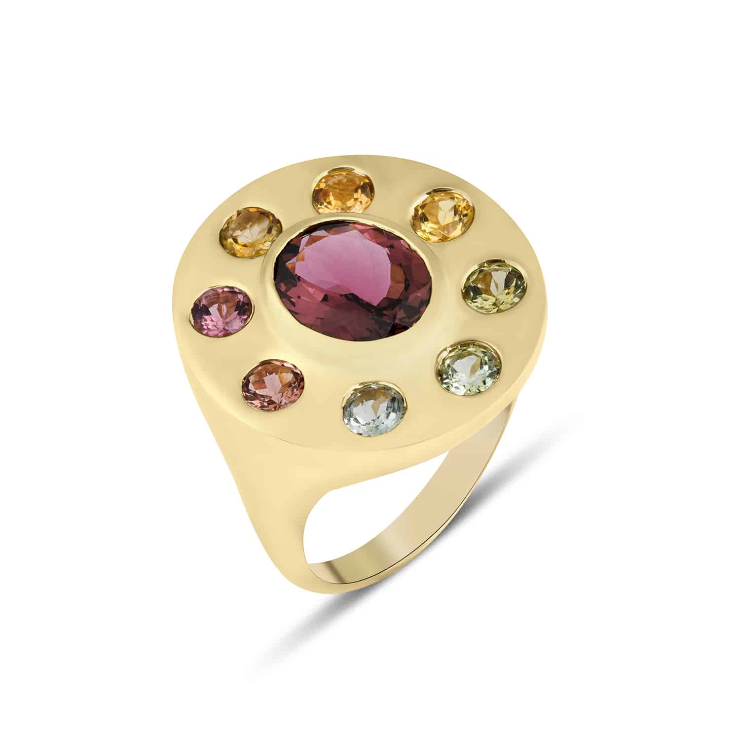 Jupiter II, Gold Ring, Gemstone Jewelry, Gold Jewelry, Gemstone Rings