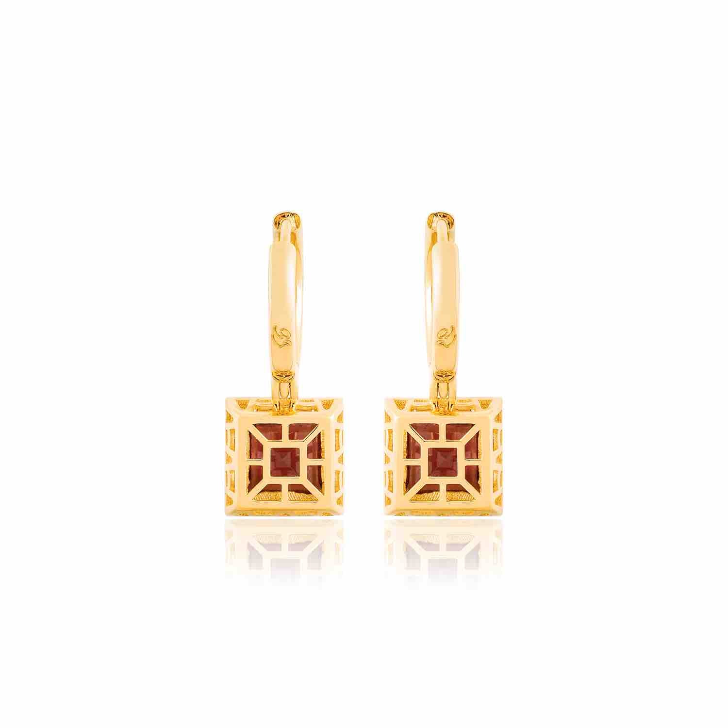 Ivy, Gold Earrings, Diamond Earrings, 14 Gold Earrings, Gold Jewelry, Tourmaline Earrings, Gemstone Earrings