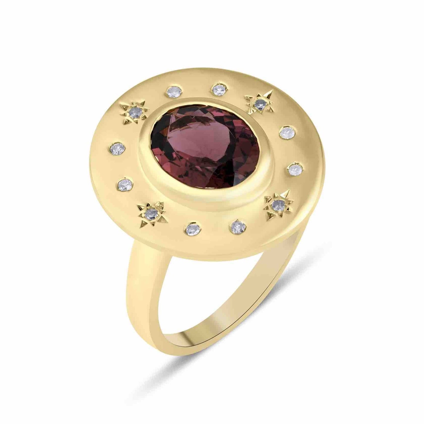 Aurora II, Gold Ring, Diamond Ring, Gold Jewelry, Diamond Jewelry, Gemstone Ring