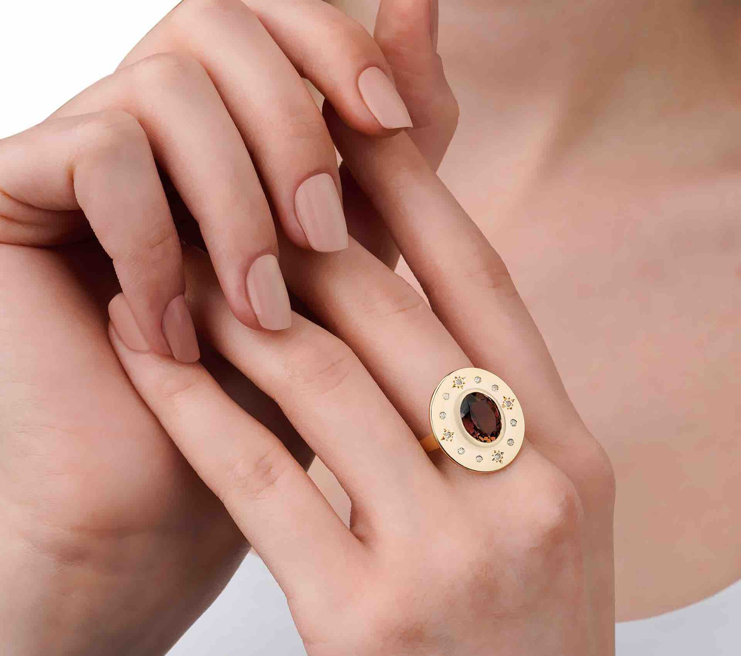 Aurora II, Gold Ring, Diamond Ring, Gold Jewelry, Diamond Jewelry, Gemstone Ring