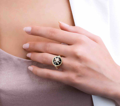 Sirius Gold Ring, Gold Jewelry, Diamond Ring, Diamond Jewelry